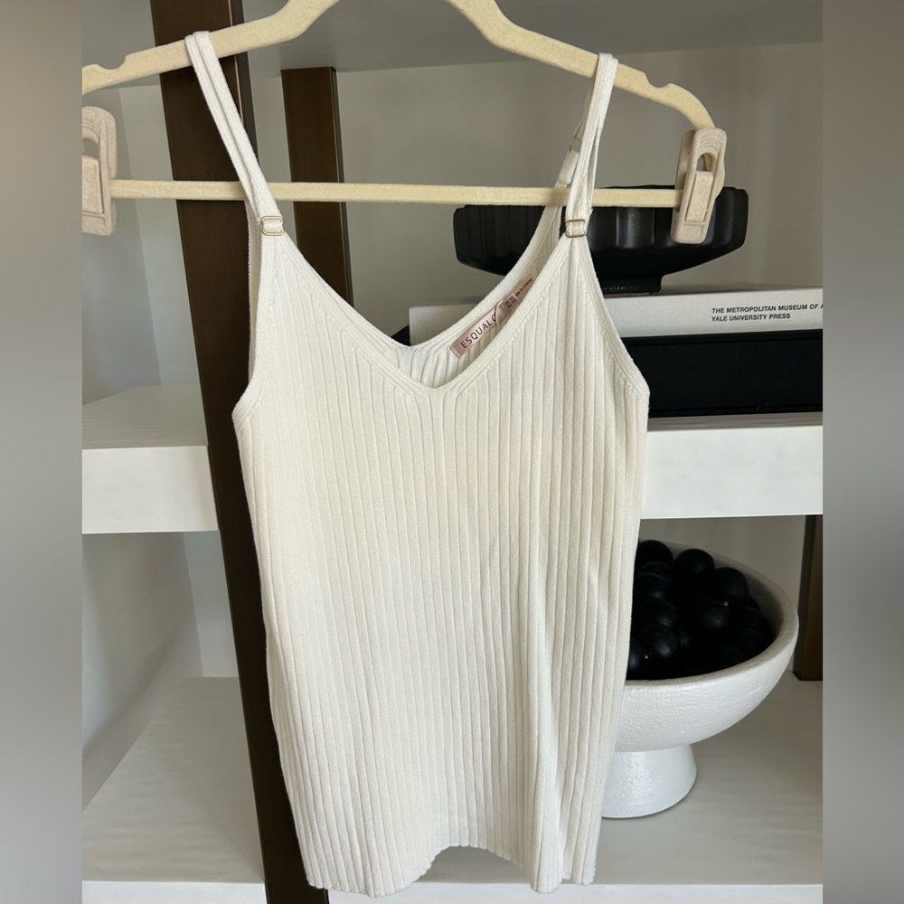 Esqualo Ribbed Tank Top